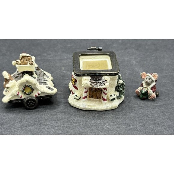 Boyd's Bears & Friends Uncle Bean's Treasure Boxes Kringles Sweet Retreat  AS IS - Picture 5 of 12